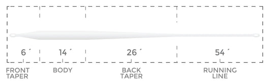 Cortland Liquid Crystal Saltwater Flats Taper - Clear