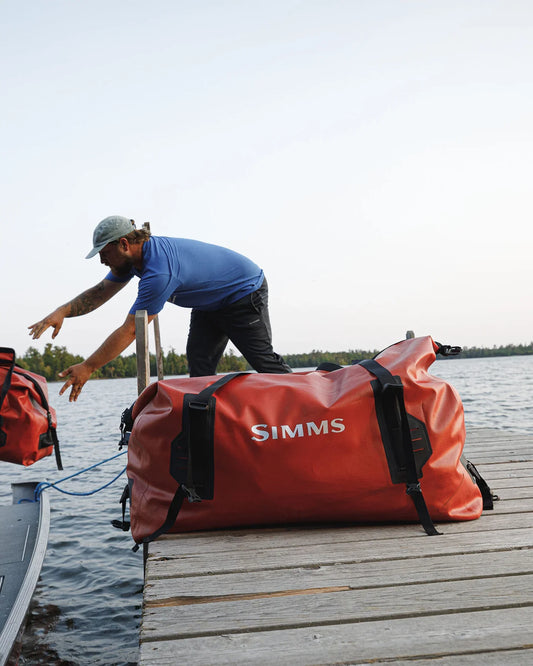 Simms Dry Creek Duffel - Large 200L Simms Orange
