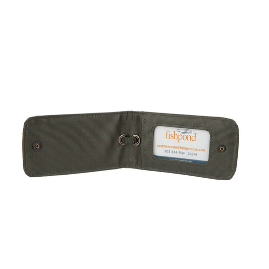 Fishpond Stormshadow Luggage Tag - open ID card view
