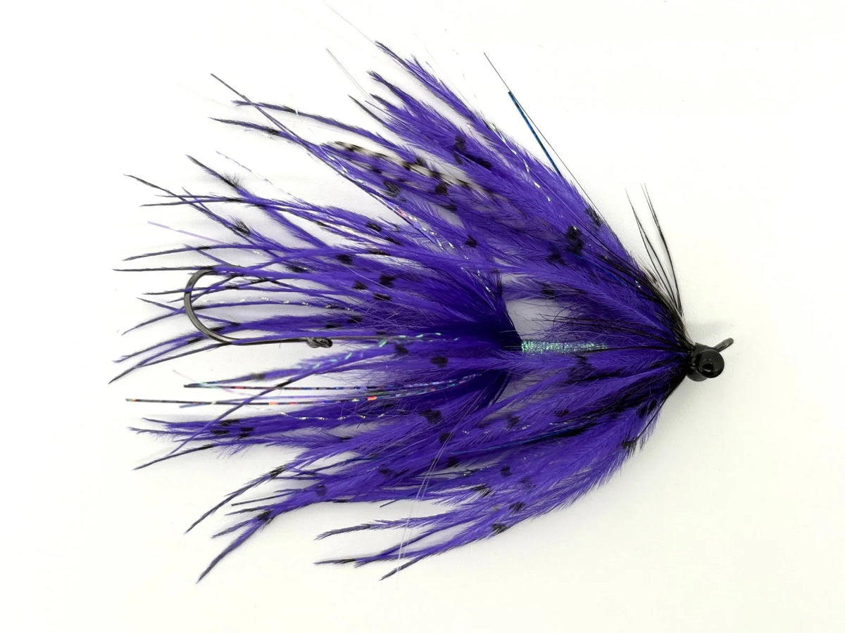 Stu's Barred Ostrich Intruder - Black / Purple