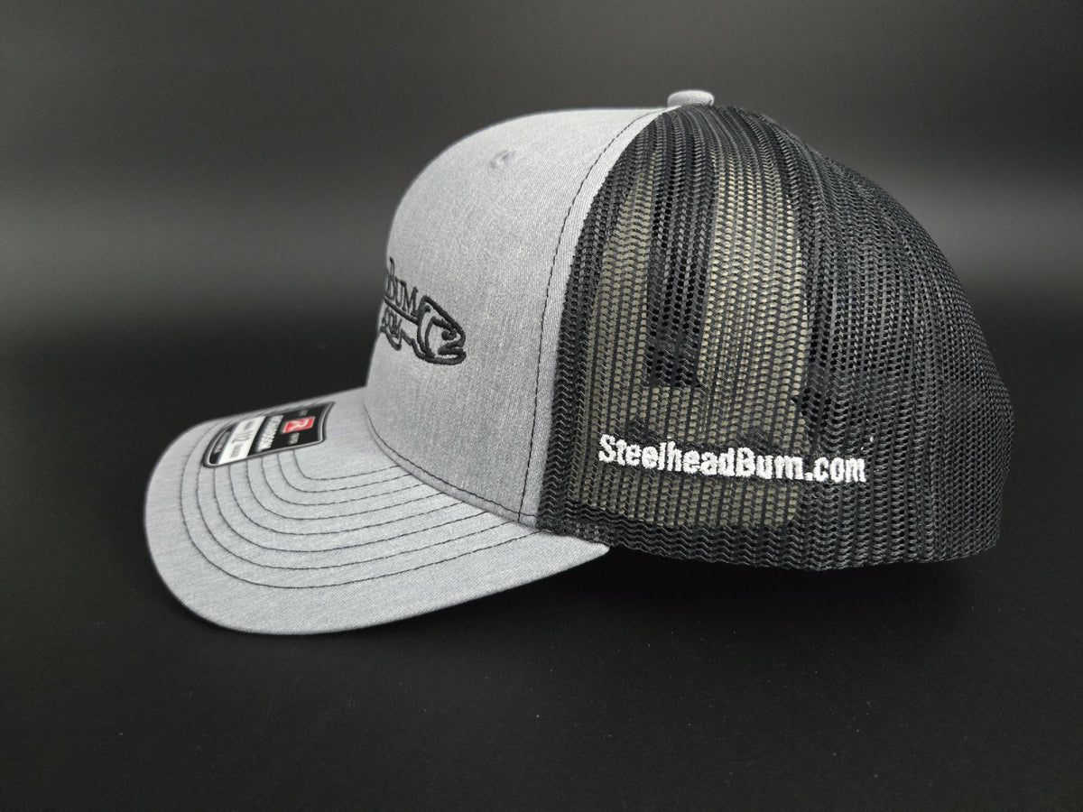 SteelheadBum.com Richardson 112 Trucker Heather Gray/Black