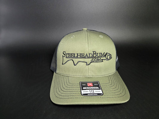 SteelheadBum.com Richardson 112 Trucker Loden/Black Front