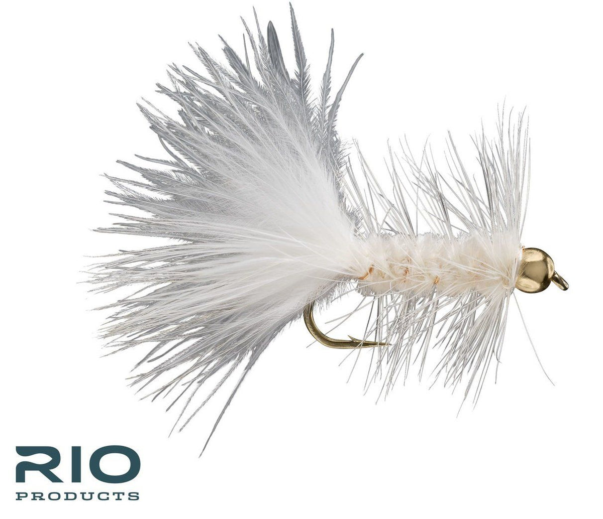 RIO's BH Woolly Bugger - White