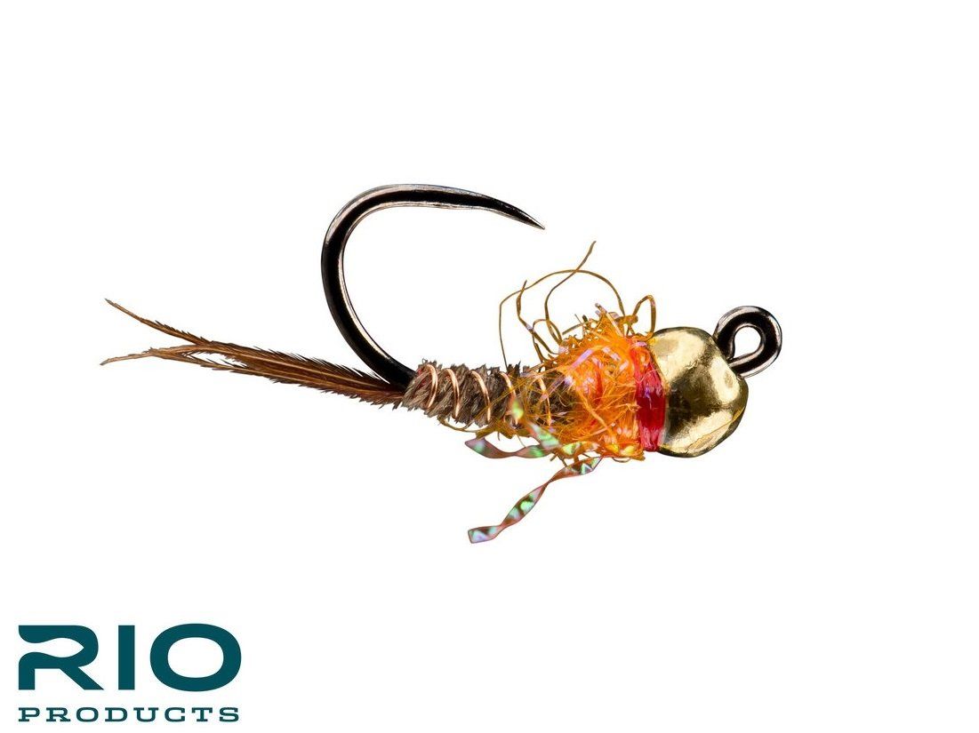 RIO's French Dip - Gold Bead/Hot Orange