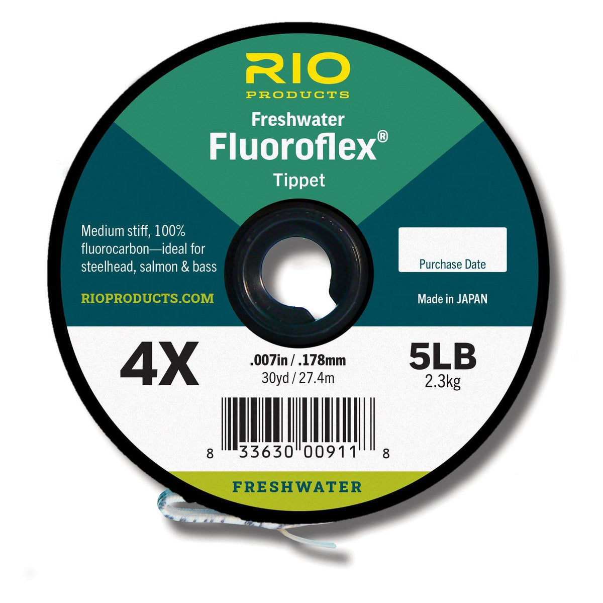 RIO Fluoroflex Freshwater fluorocarbon tippet spool