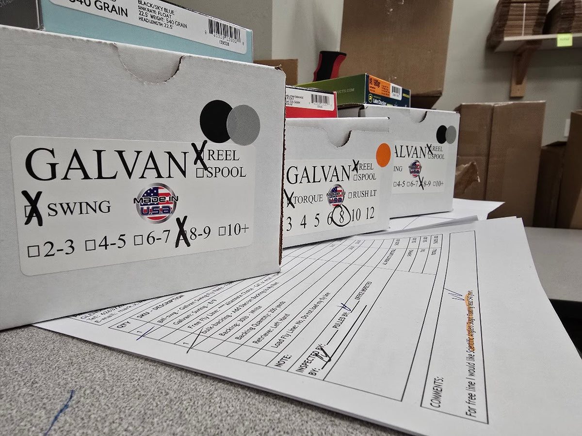 Galvan Swing Reels Loading Up