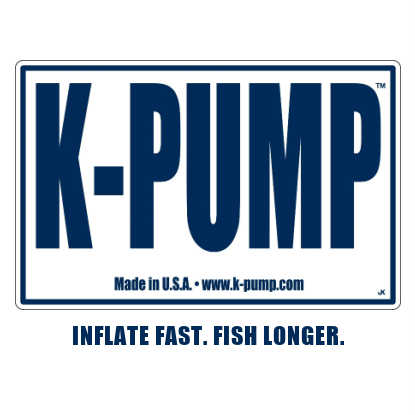 K-Pump inflatable boat pumps for rafts, pontoon boats, and float tubes