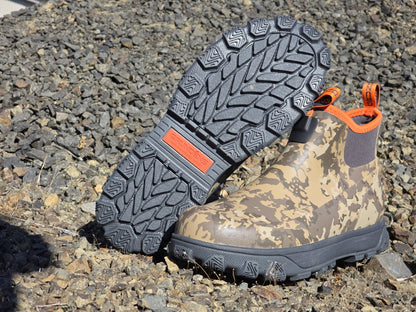 Grundens Deviation 6 Inch Ankle Boot - Whiskey Camo