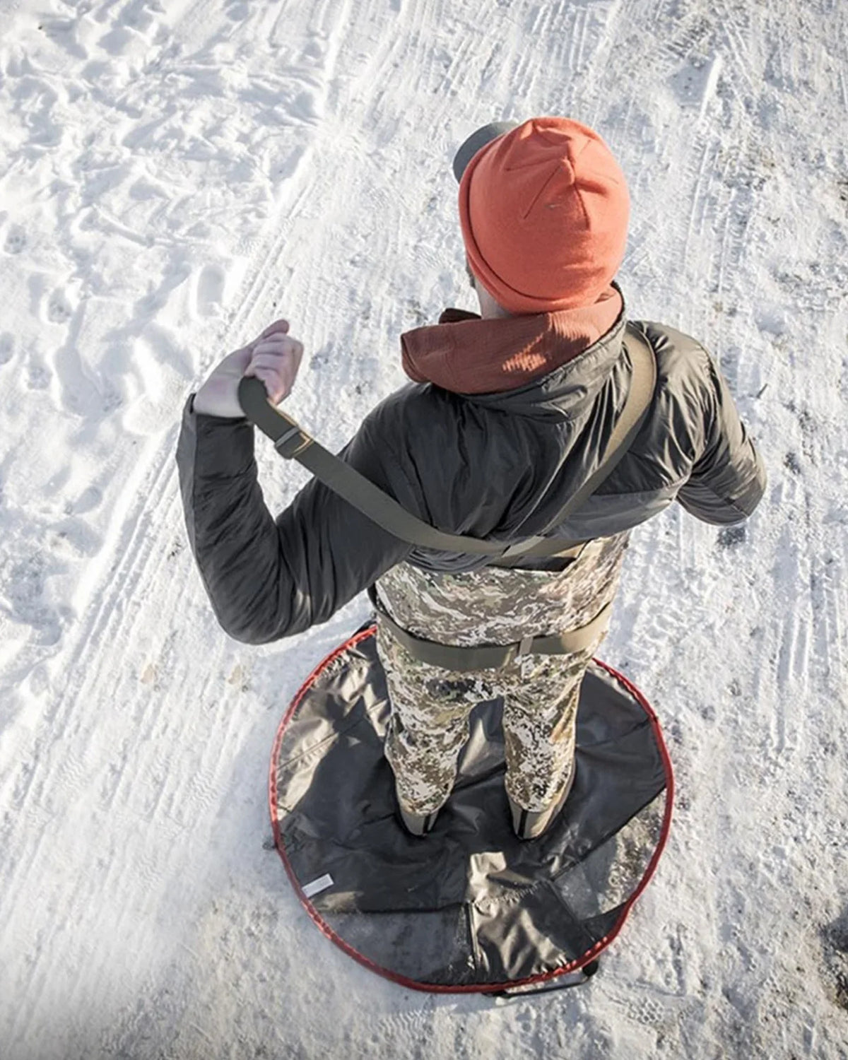 Taco Wader Bag | Gorge Fly Shop - 3rd person angle