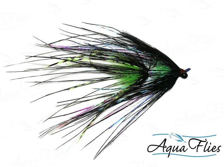 Aqua Flies Stu's Ostrich Intruder - Metal Detector steelhead fly