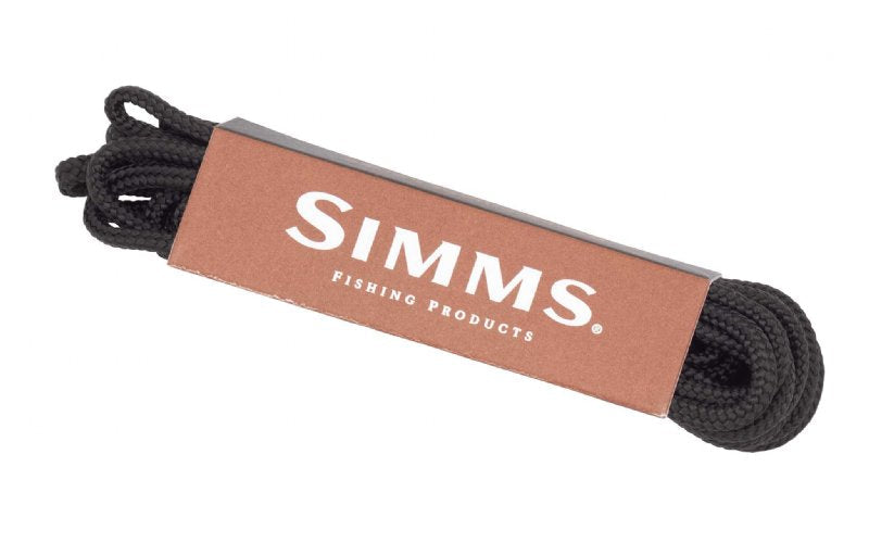 Simms Replacement Wading Boot Laces in Black for fly fishing wading boots