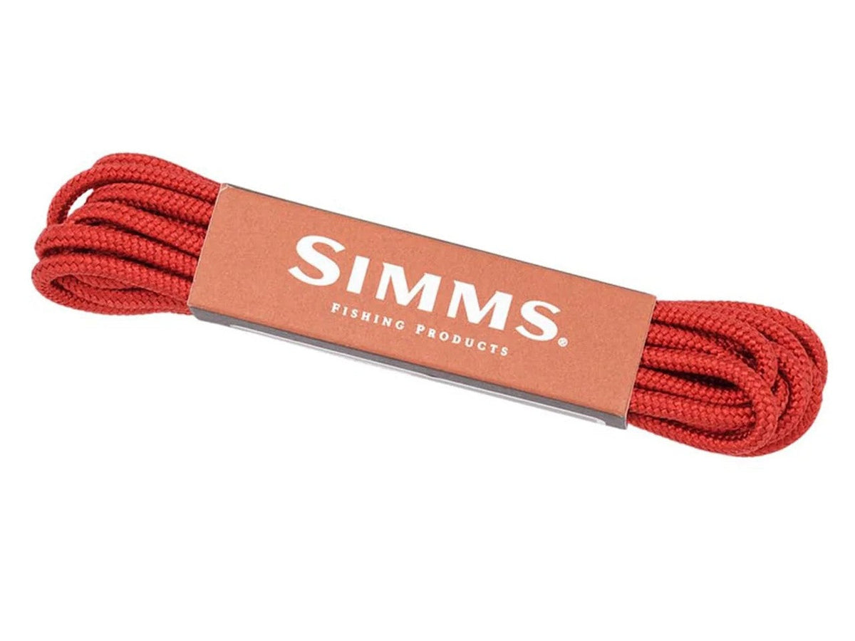 Simms replacement wading boot laces in Simms Orange