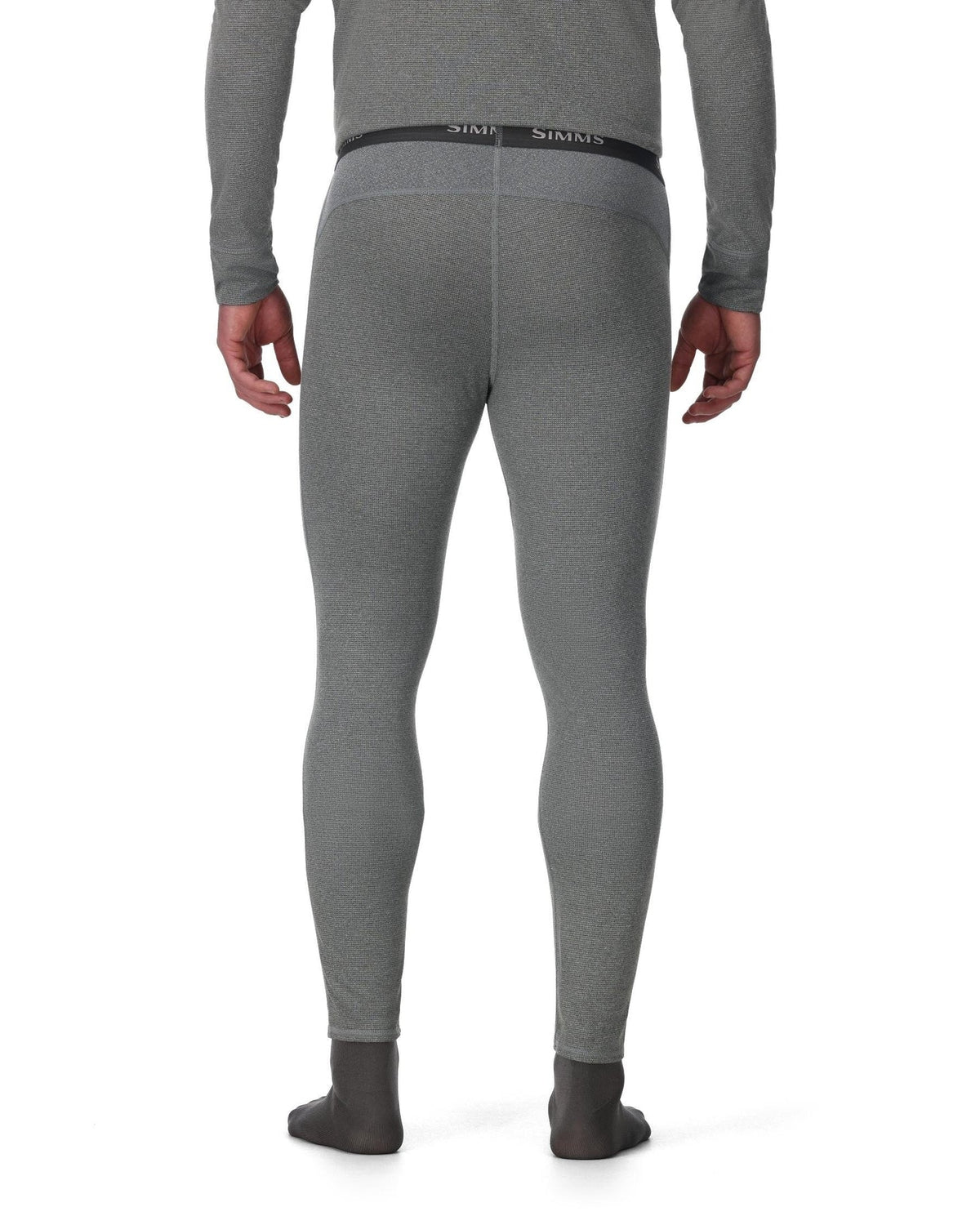 Simms M's Stata 160 Baselayer Bottom Dark Grey Heather Back