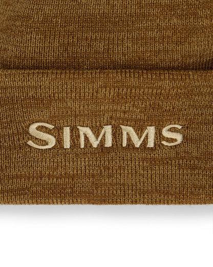 Simms Windstopper Beanie Cobia Heather Simms Logo