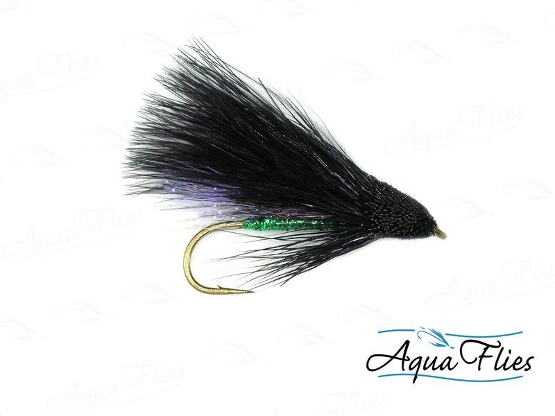 After Dinner Mint - Green / Black fly
