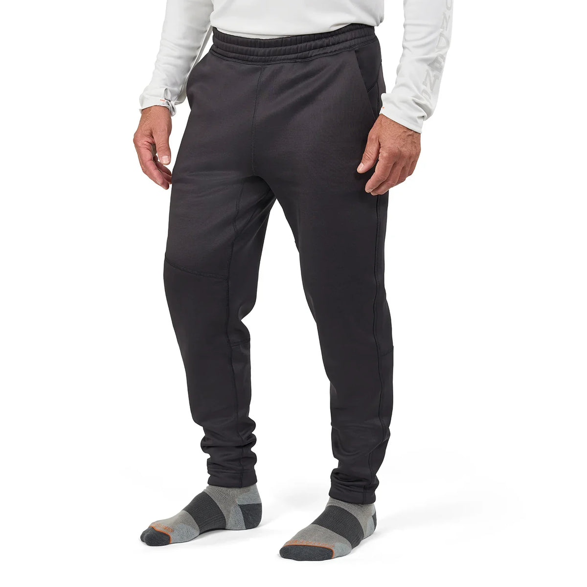 Grundens Grundies Thermal Pant Black Front Angle