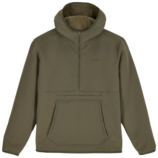 Simms Men's Strata 330 Half-Zip Hoody - Loden - Medium