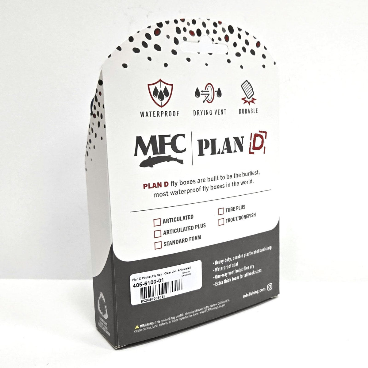 Plan D Pocket Articulated Fly Box
