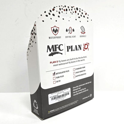 Plan D Pocket Max Articulated Plus Fly Box - Back Packaging
