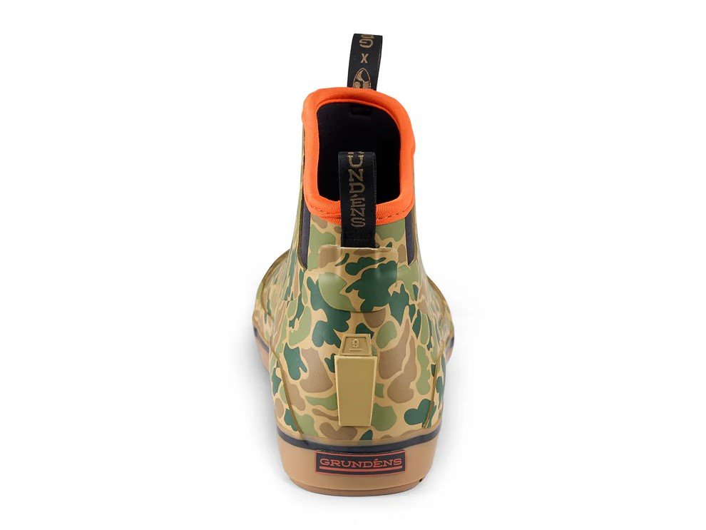 Grundens Deck-Boss Ankle Boot - High Fives Camo
