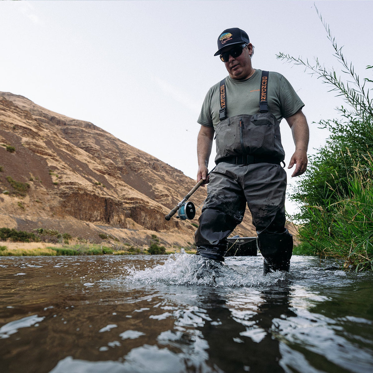 Grundens Men's Vector Zip Stockingfoot Wader