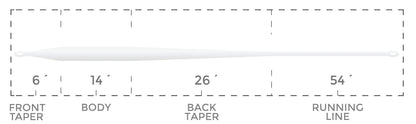 Cortland Liquid Crystal Saltwater Flats Taper - Clear