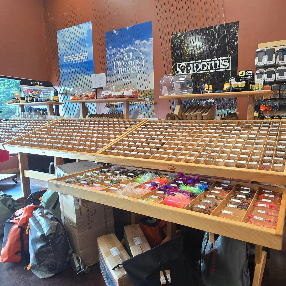 Fly Fishing Flies - Gorge Fly Shop Showroom