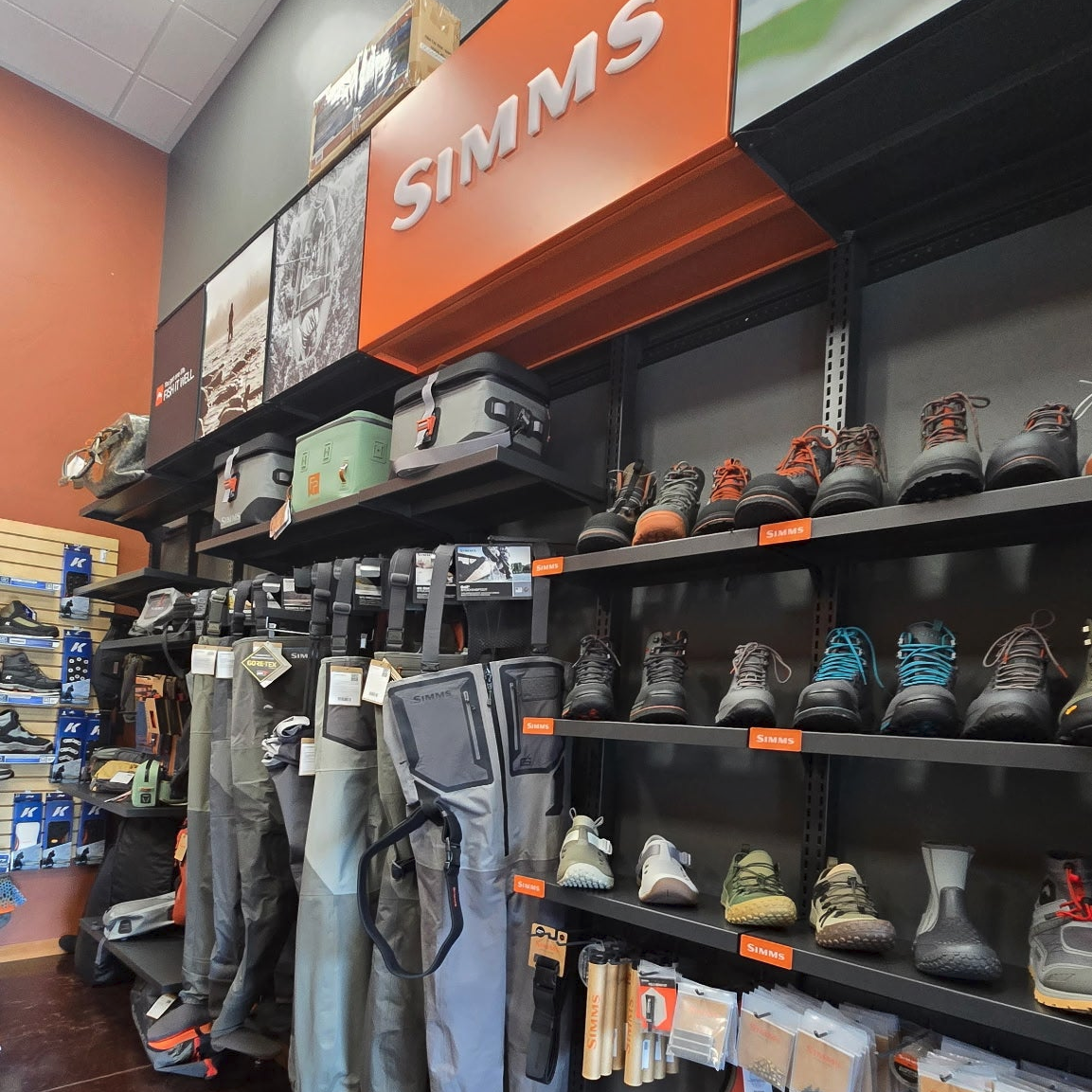 Wading Department - Gorge Fly Shop Showroom