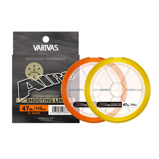 VARIVAS AIRS Shooting Line in fluorescent orange and yellow