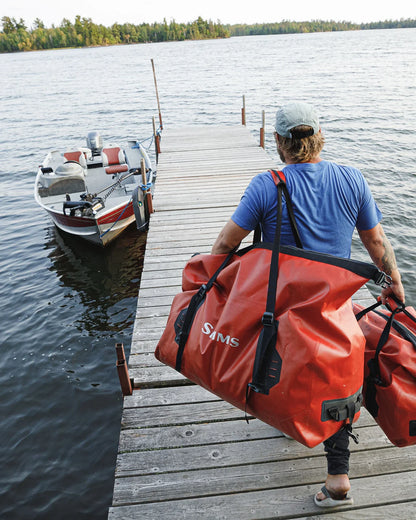 Simms Dry Creek Duffel - Large 200L Simms Orange