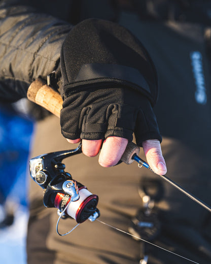 Simms WindStopper Foldover Fishing Mitt - Black