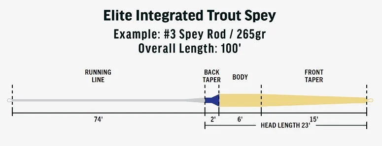 RIO Elite Integrated Trout Spey diagram