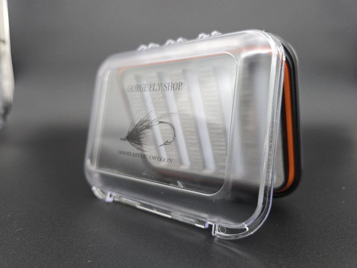 GFS Logo Fly Box - Medium Double Sided Waterproof w/ Slotted Foam