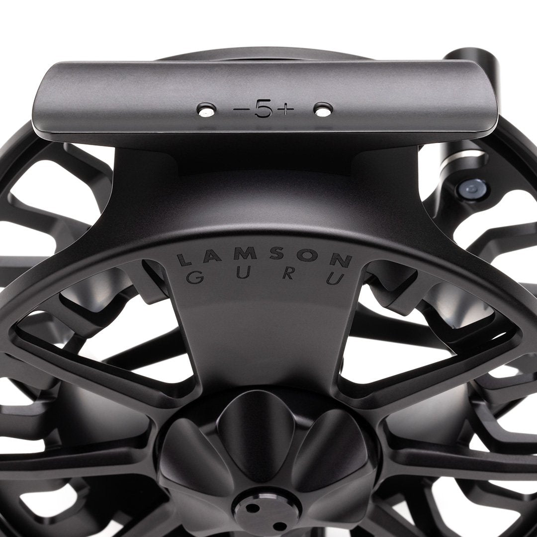 Lamson Guru S Fly Reels - Size 7+ Color Blackout