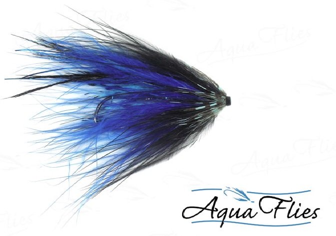 Hartwick's Marabou Tube - Blue / Black