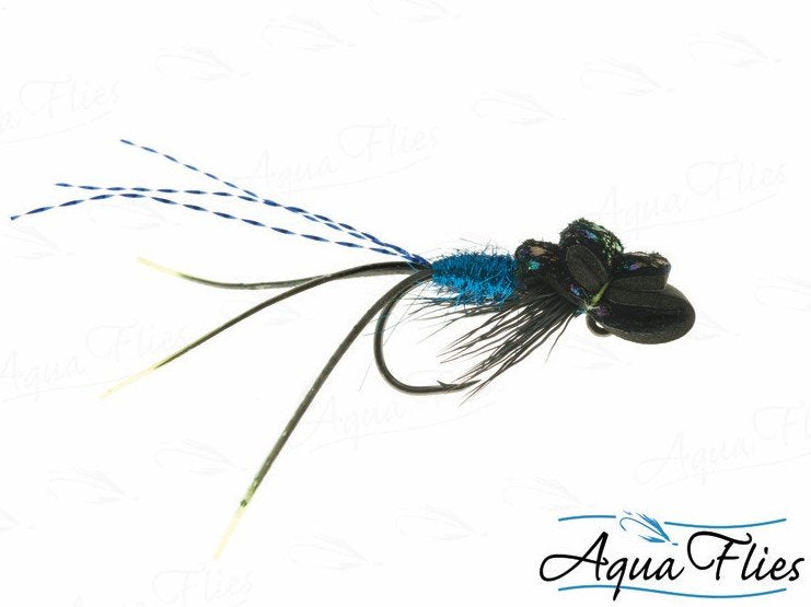 Hoody's Hanger - Black / Blue fly