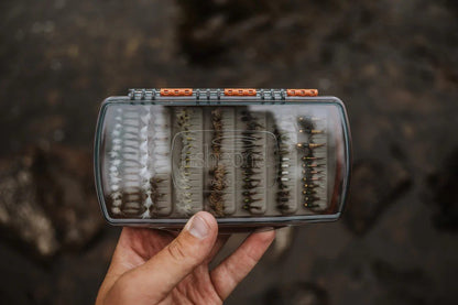 Fishpond Tacky Pescador Fly Box - Medium - Burnt Orange & Clear