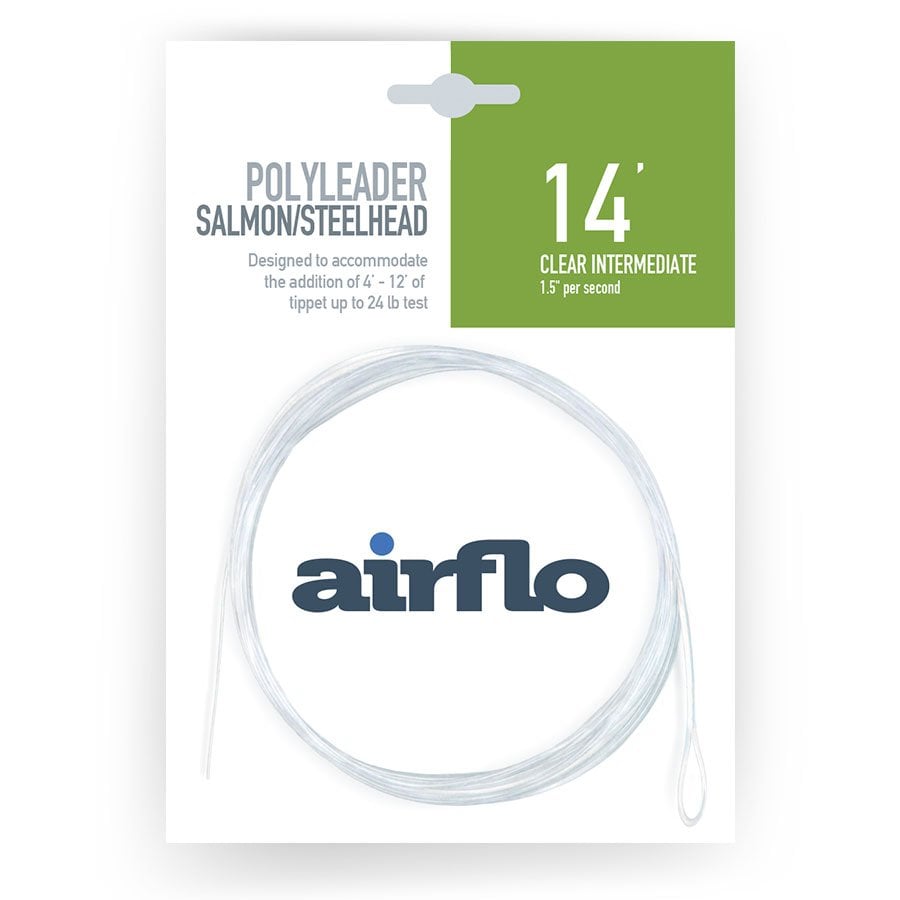 Airflo polyleade - Salmon and Steelhead - packaging on a white background