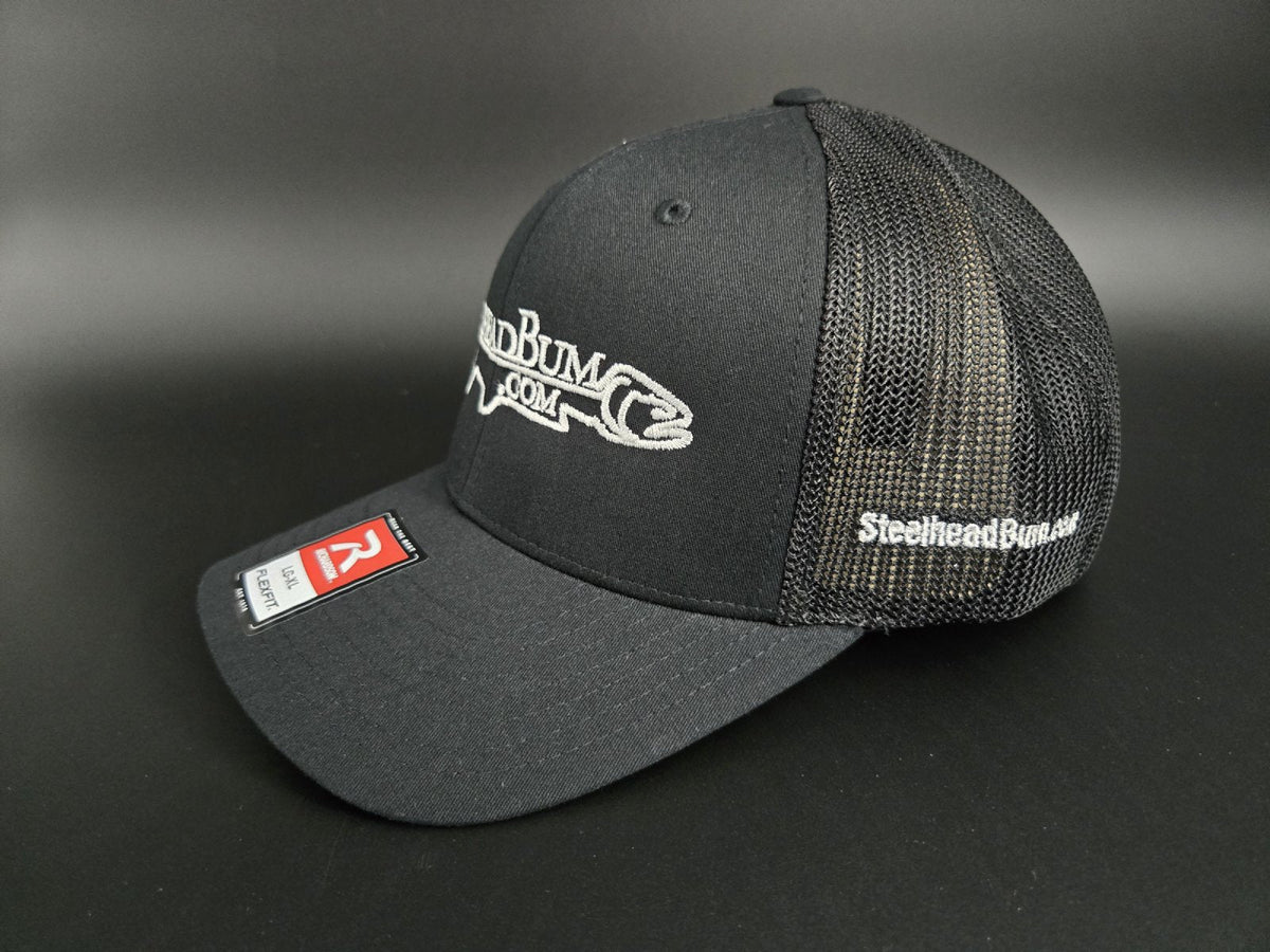 SteelheadBum.com Richardson 110 FlexFit Hat Black