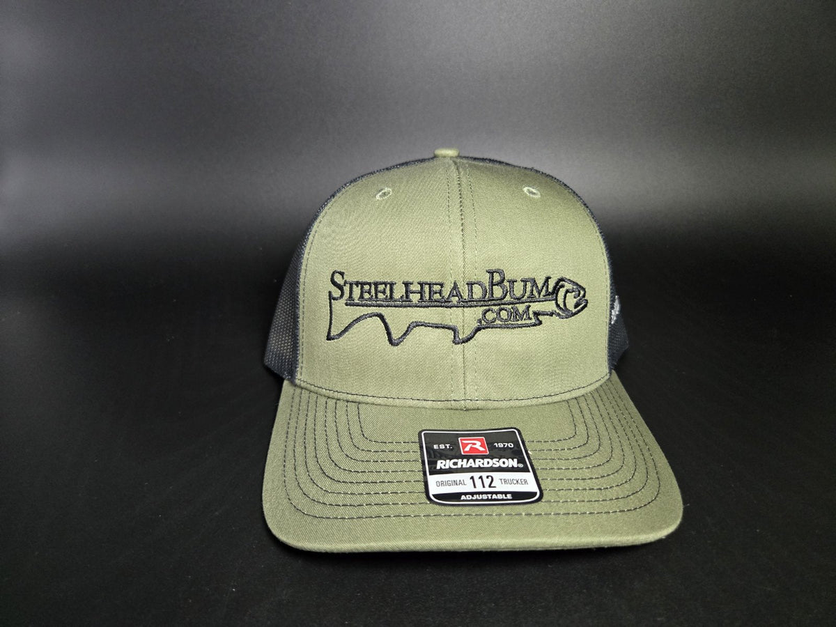 SteelheadBum.com Richardson 112 Trucker Loden/Black Front
