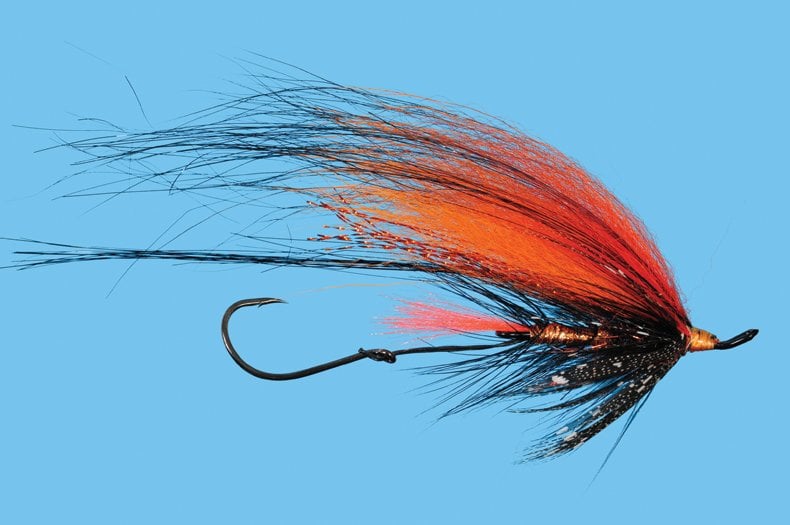 Solitude Fly Foxee Dog - Orange steelhead fly
