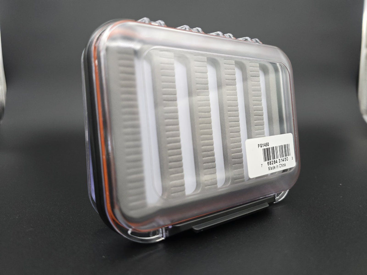 GFS Logo Fly Box - Medium Double Sided Waterproof w/ Slotted Foam