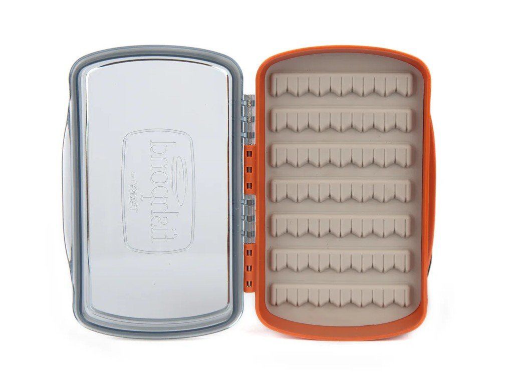 Fishpond Tacky Pescador Fly Box - Small - Burnt Orange & Clear