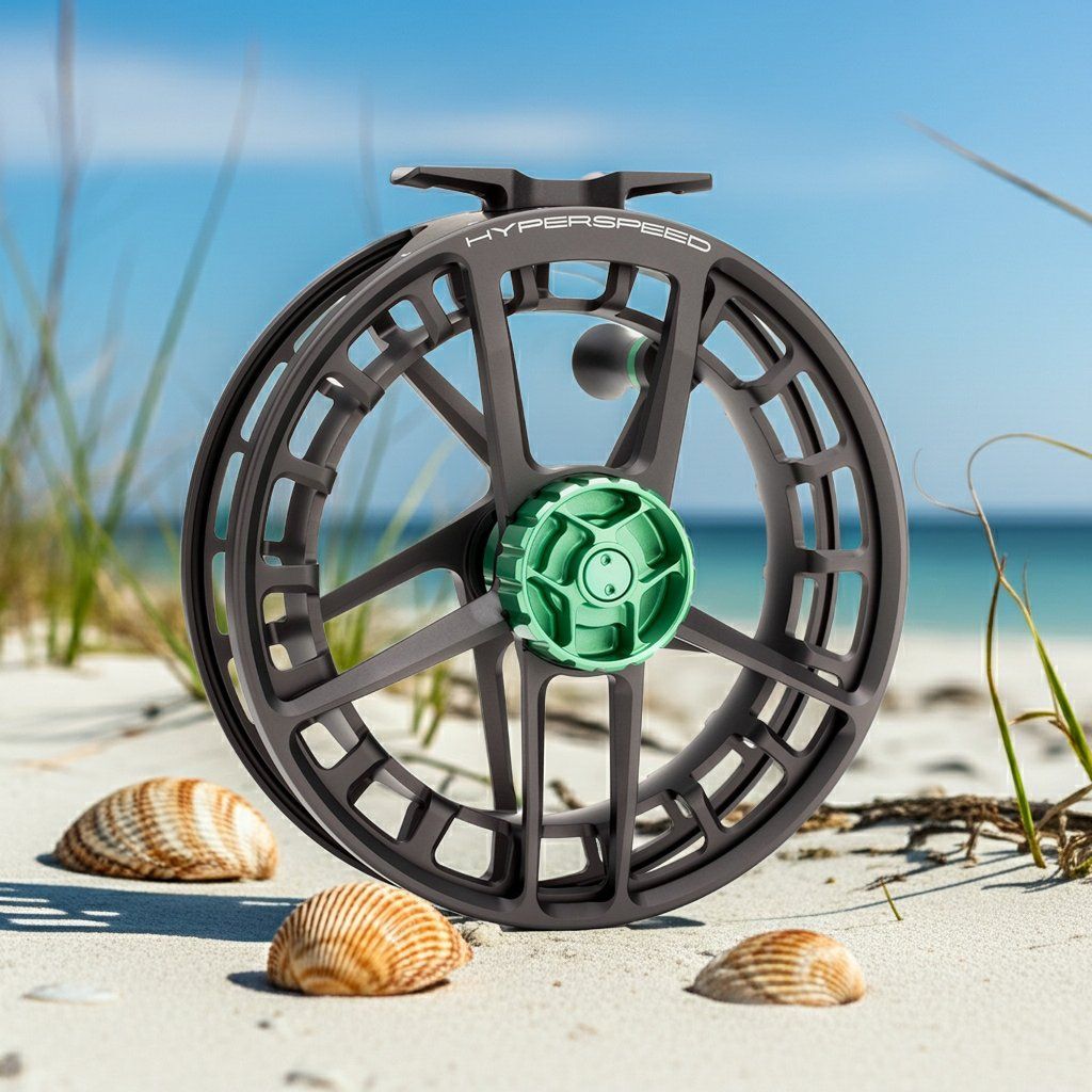 Lamson Hyperspeed M8 Fly Reel - Coastal - Free Fly Line