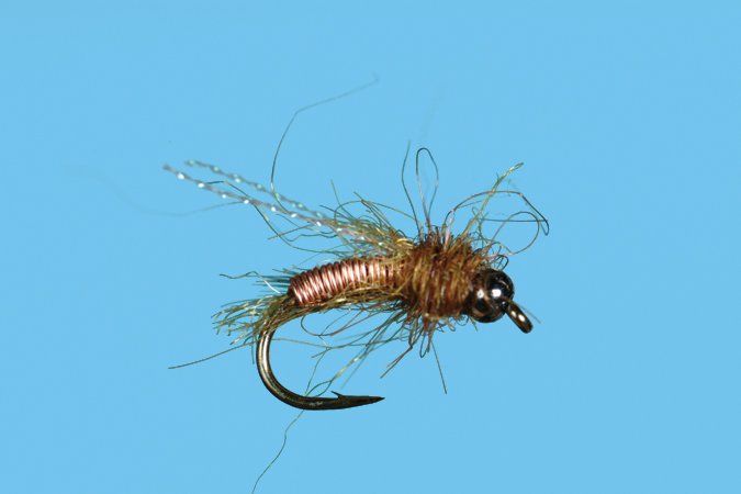 Solitude BH Deep Six Caddis Pupa - Tan