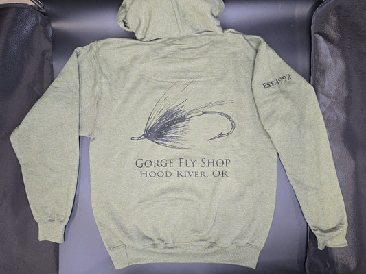 GFS Men's Logo Hoody - Olive