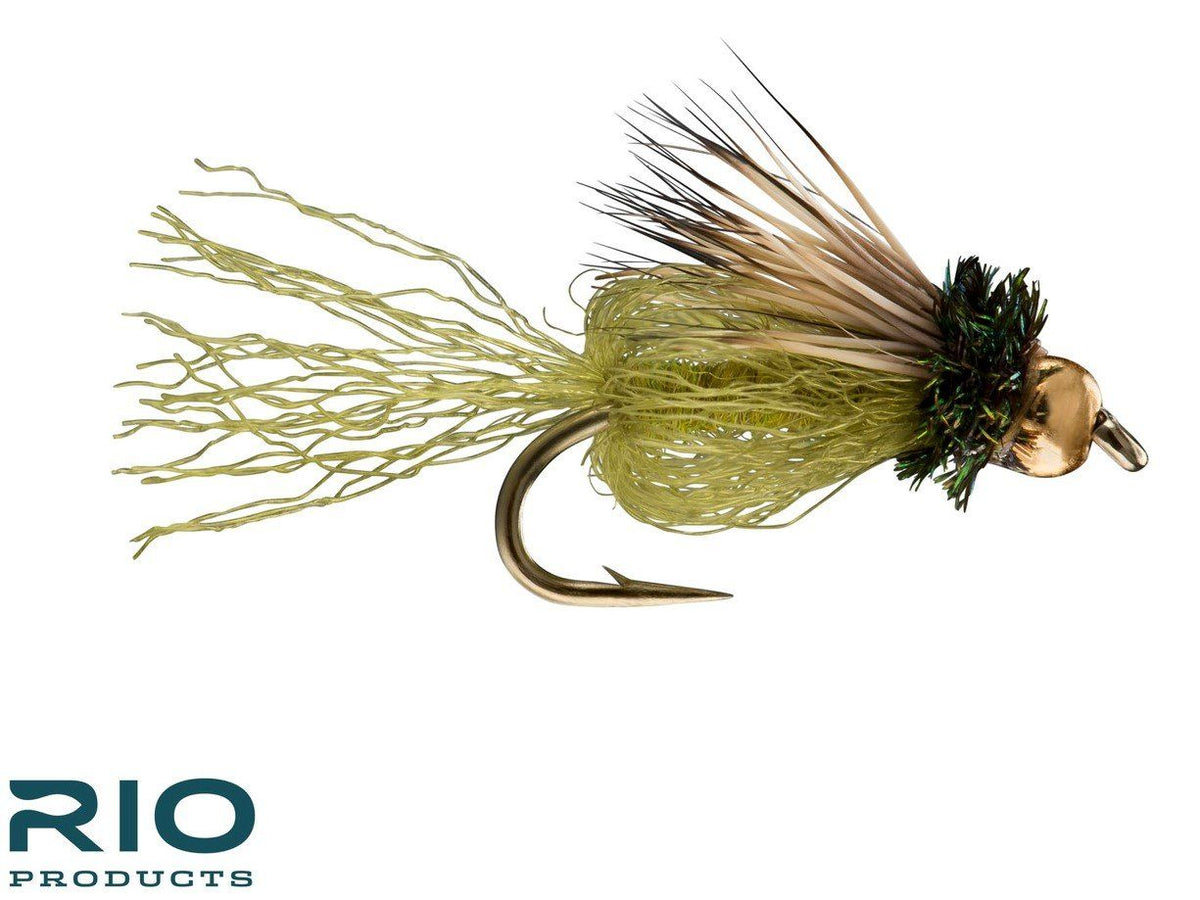 RIO Caddis Sparkle Pupa - This pattern has several design features that work very well in mimicking emerging caddis.