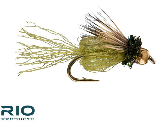RIO Caddis Sparkle Pupa - This pattern has several design features that work very well in mimicking emerging caddis.