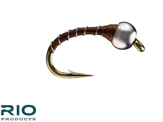 Tungsten Zebra Midge - Brown