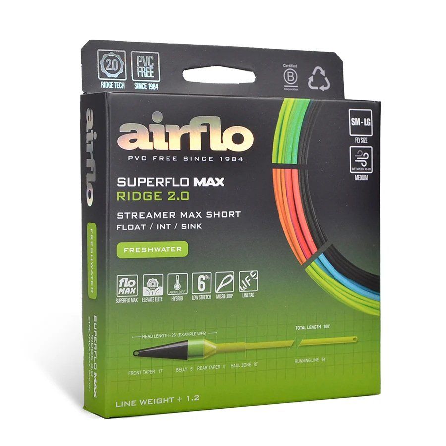 Airflo SuperFlo Max Ridge 2.0 Streamer Max Short